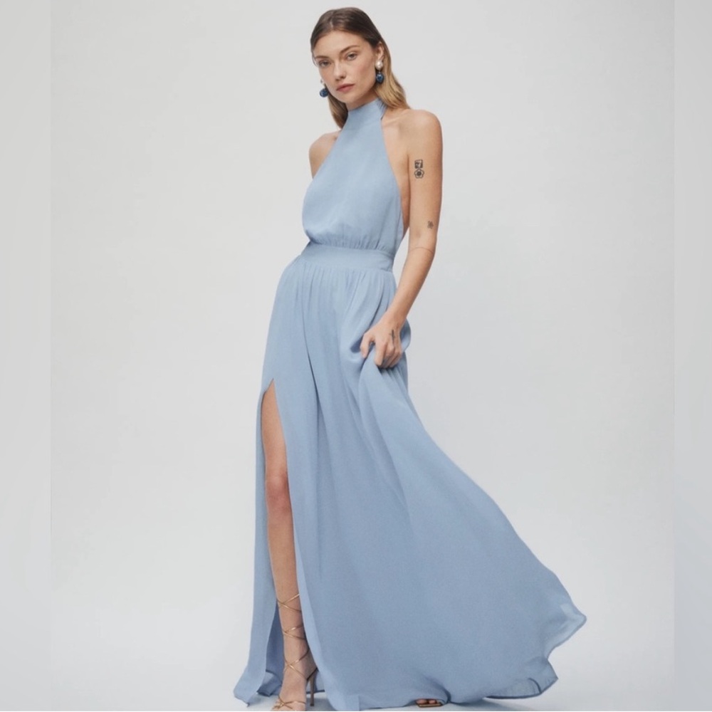 Reformation Andee Gown - color Mineral - size 4